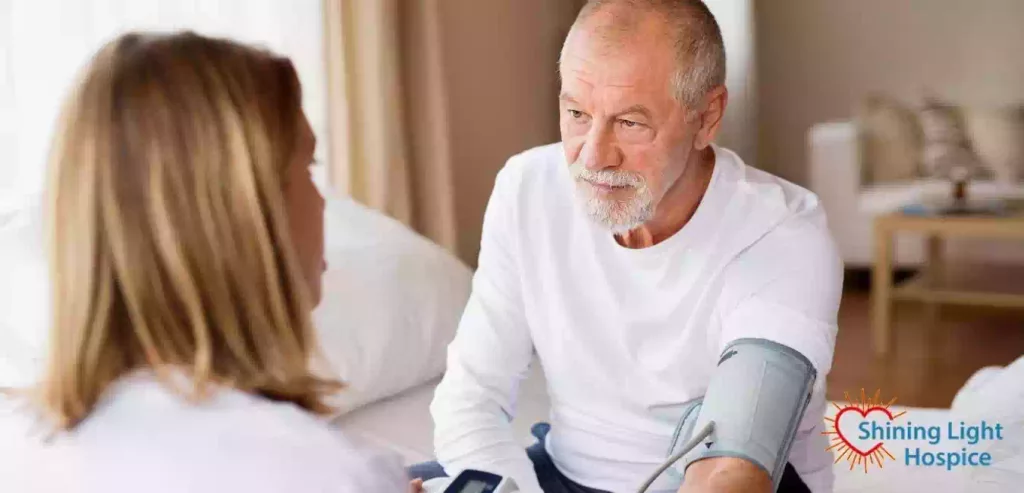 Health Visitor and a Senior Man